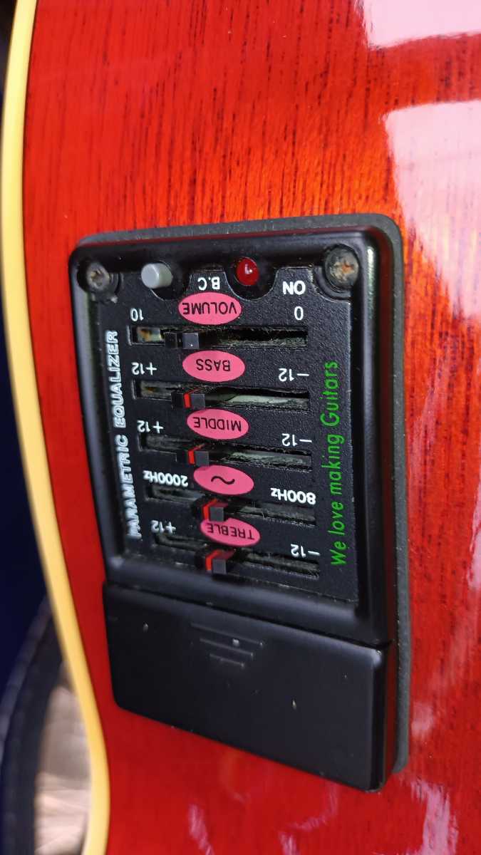 超美品 Takamine PT-106系（？）4コントロールプリアンプ付きエレアコ