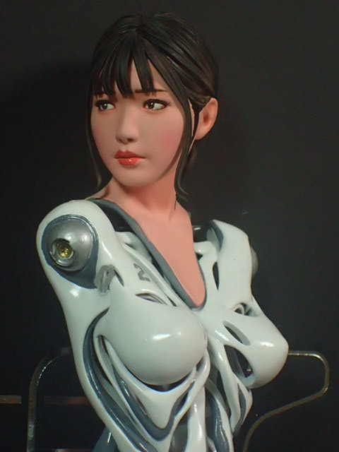Hb02 Android 海洋堂元箱あり HB02アンドロイド HOLLOW BODY SERIES 原型K ガレージキット レジン 組立塗装済み完成品 検 ...