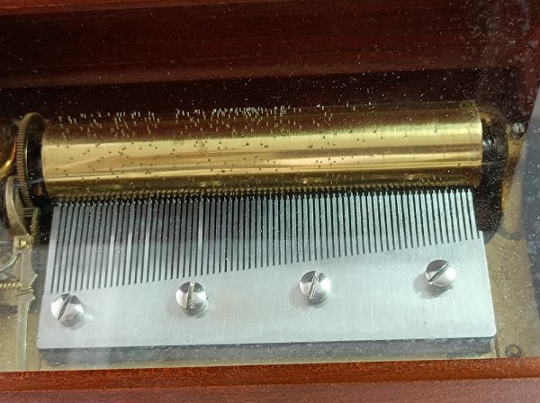 TDF20 オルゴール THORENS トーレンス 木製 約9cm×20.5cm THORENS