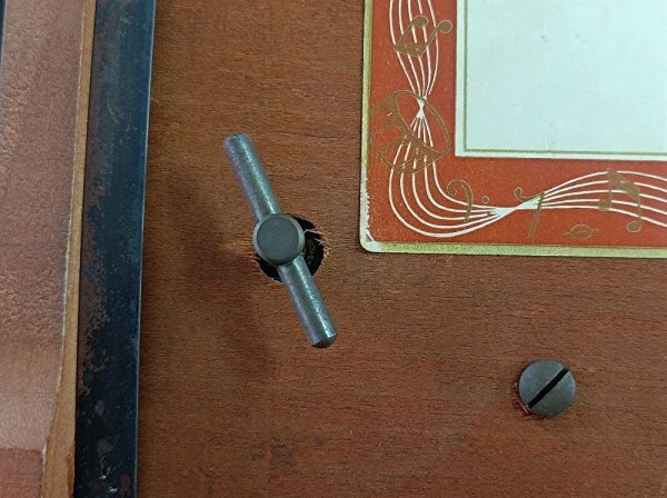 TDF20 オルゴール THORENS トーレンス 木製 約9cm×20.5cm THORENS