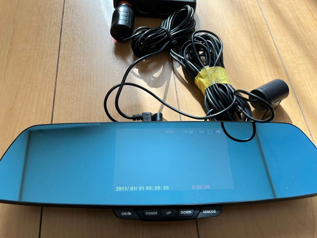 超快適！】ミラー型ドライブレコーダーでキャンプの運転が楽々になった♪ | ちょっとキャンプ行ってくる。 ルームミラー型ドラレコ