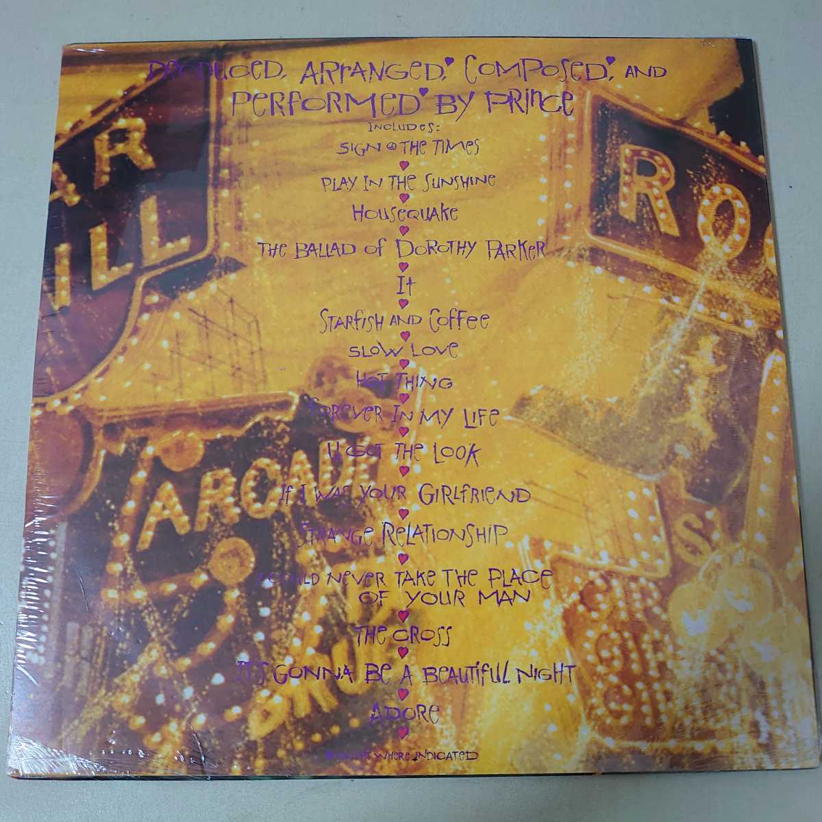 LP○PRINCE/SIGN THE TIMES［未開封新品/PAISLEY PARK RECORDS