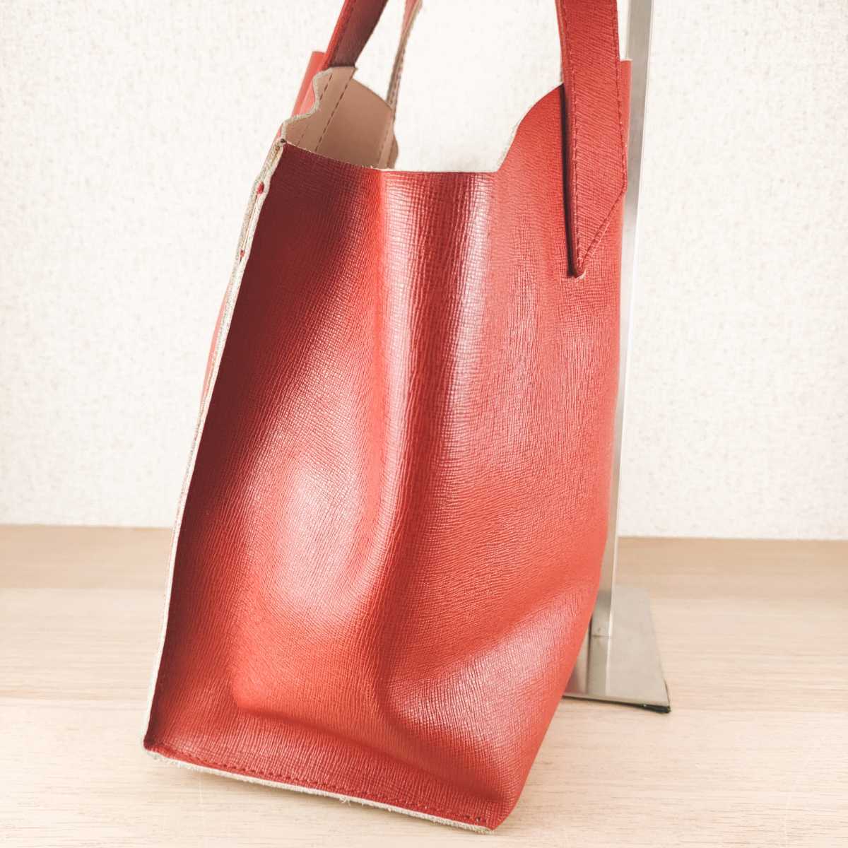 極美品】 未使用に近い FURLA フルラ ハンドバッグ トート 手提げ 