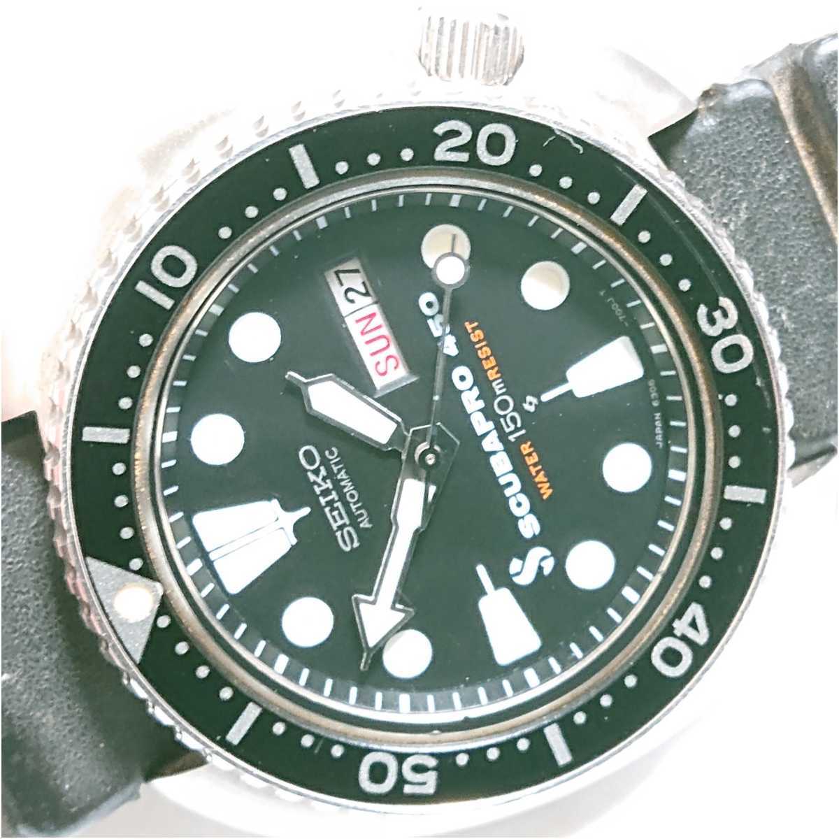 SEIKO 】 SCUBAPRO 450 6306-7001 セイコー 3rd ダイバー タートル 