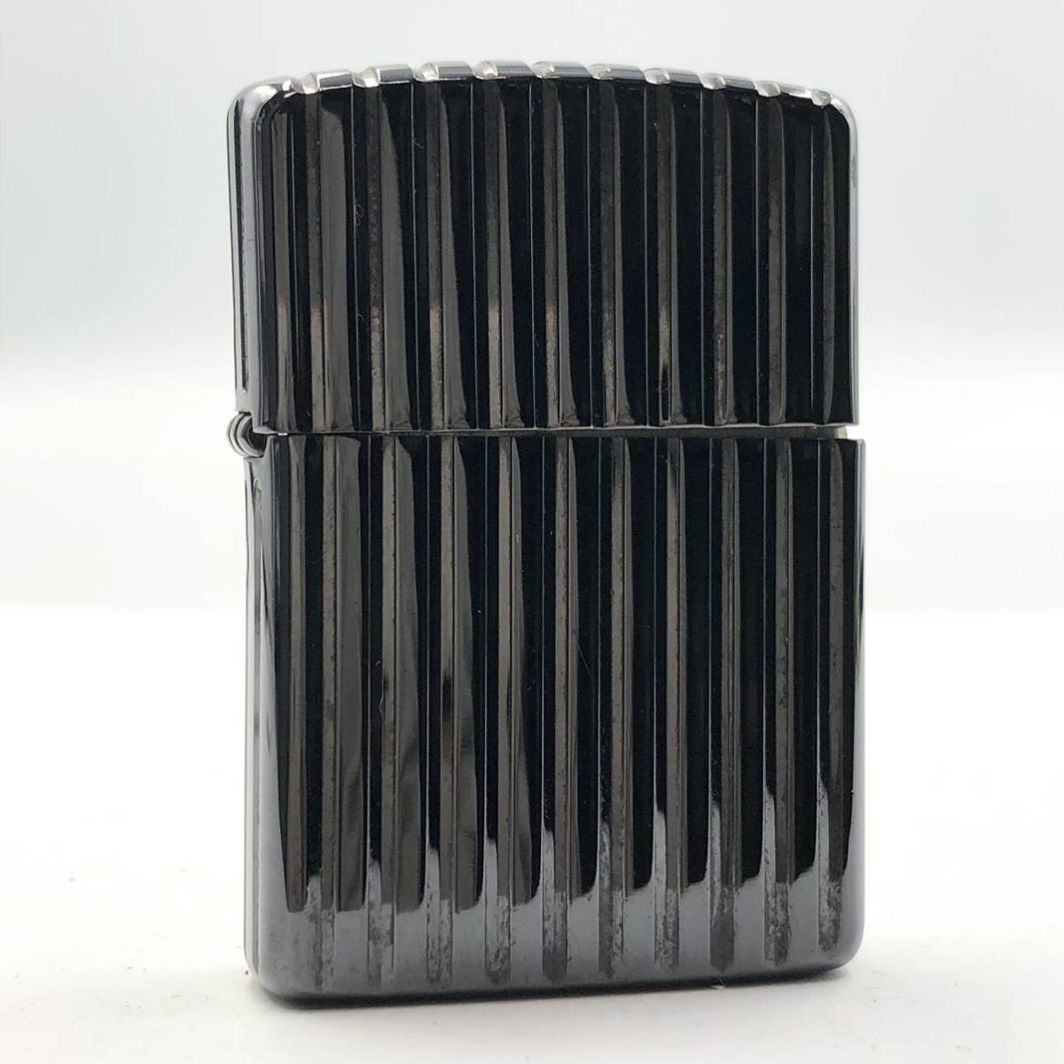  34MK ZIPPO ARMORE Stripe ジッポ ジッポー アーマー 鎧 ストライプ 5面加工 ブラック 2005年製 オイルライター 黒 Black CG1/DA2(その他)｜売買されたオークション情報、yahooの商品情報をアーカイブ公開 Zippo