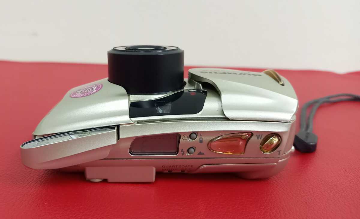 □A OLYMPUS μ[mju:]-II 80 VF ZOOM 38-80mm フィルムカメラ AF