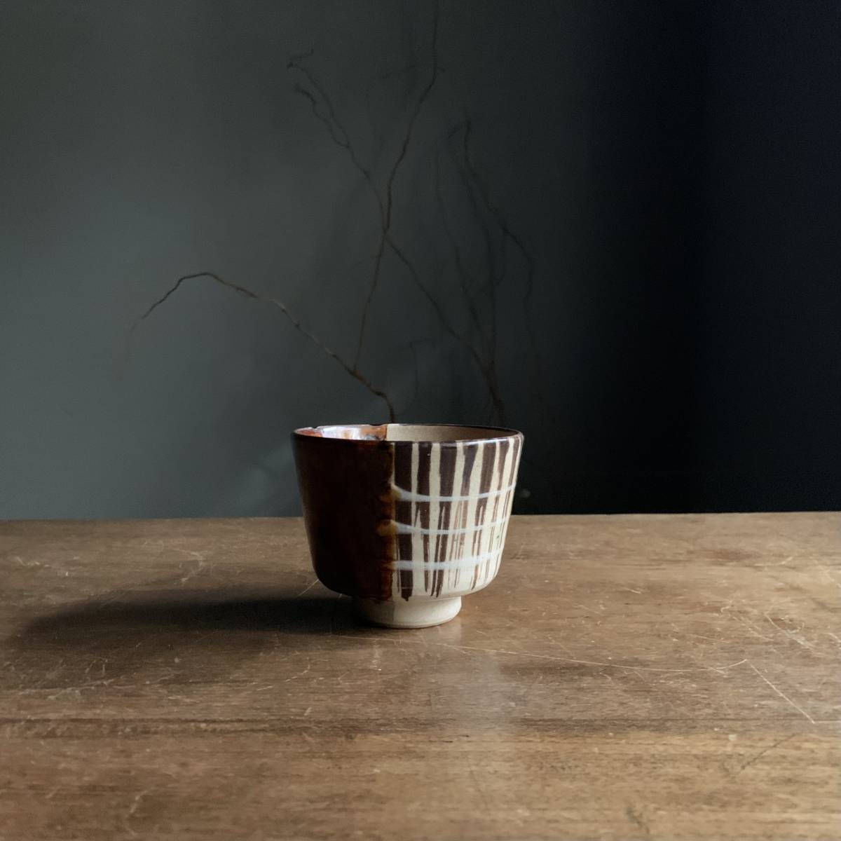 麦藁手 掛分 筒碗 瀬戸 | \u2013 瀬戸 蓋付茶碗 Souvenir 瀬戸本業窯