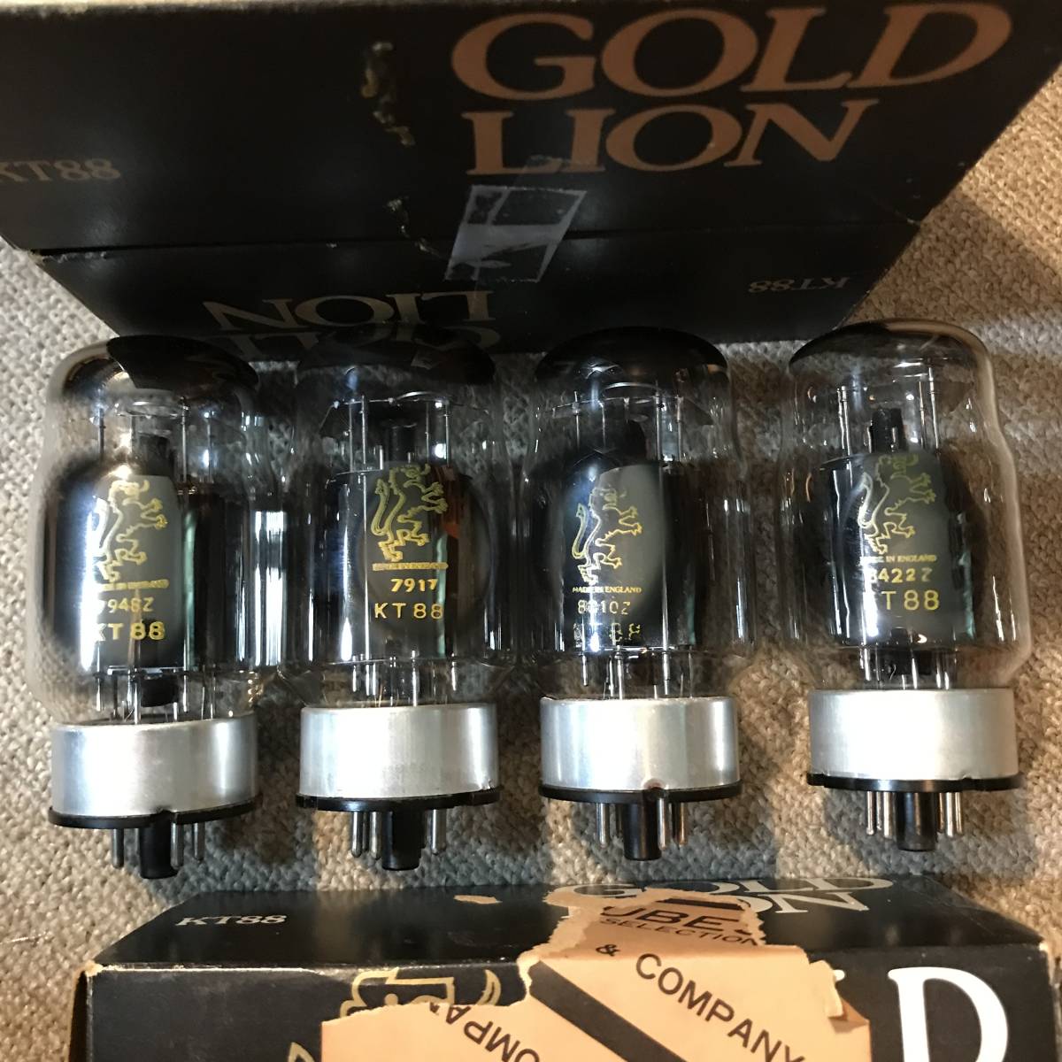 KT88 gold LION (ペア) 復刻版Gold ライオンの通販 F6【美品 GOLD LION