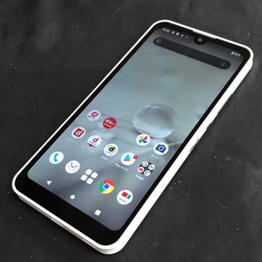 美品 docomo SHARP AQUOS wish2 SH-51C ホワイト スマホ 本体 利用制限