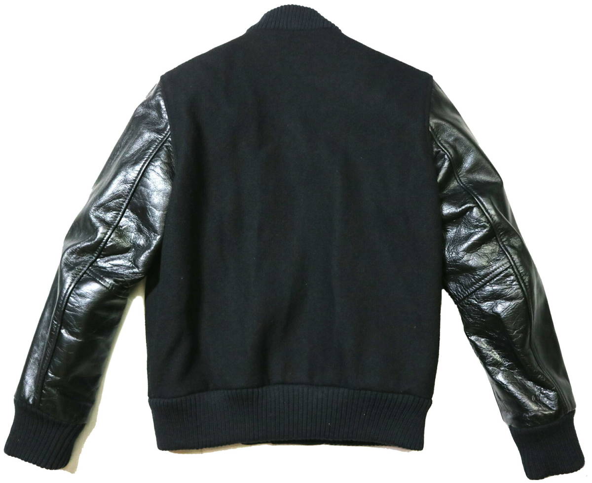 秀逸/お洒落！◇USA製 Schott ショット 767US Dポケ 袖革スタジャン 