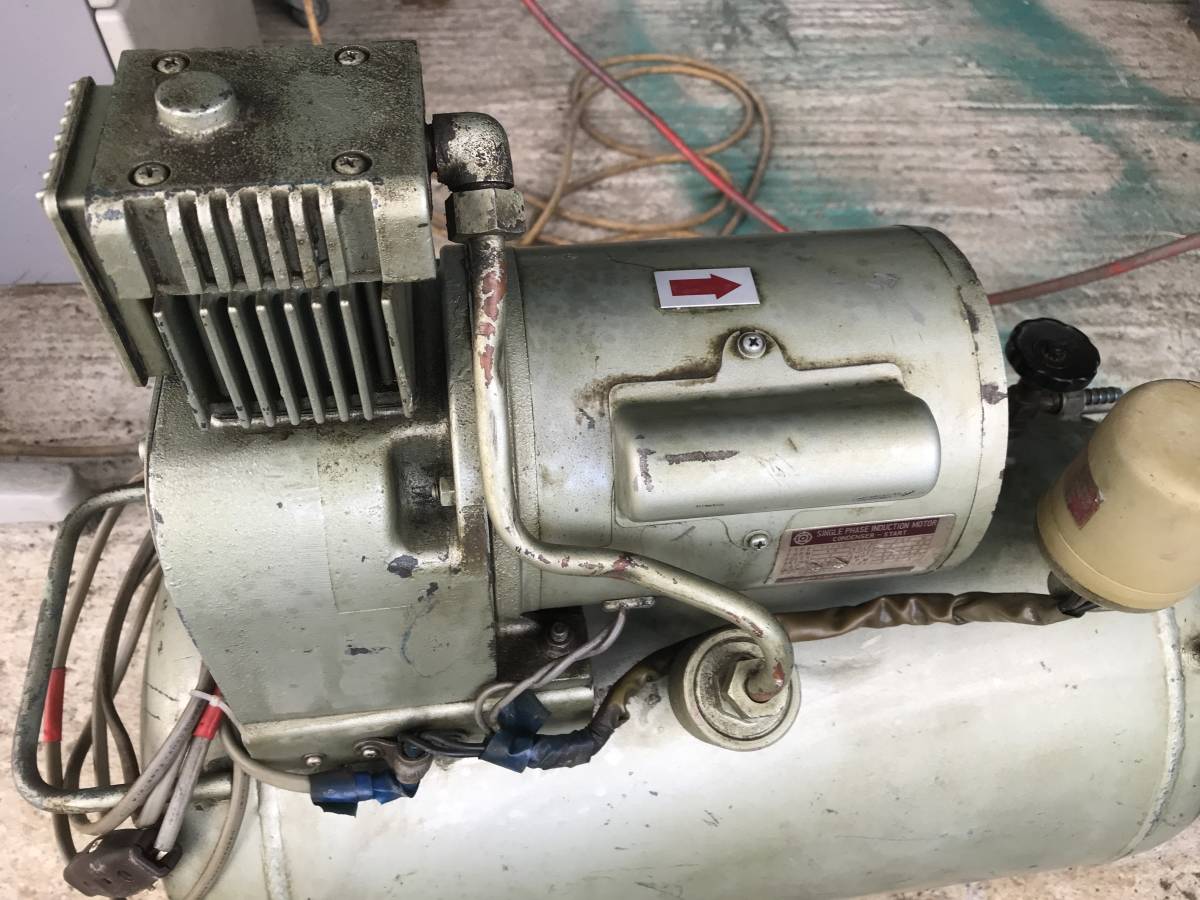 HITACHI日立 エアーコンプレッサー 小型空気圧縮機 0.2KW SP-5S3(F 
