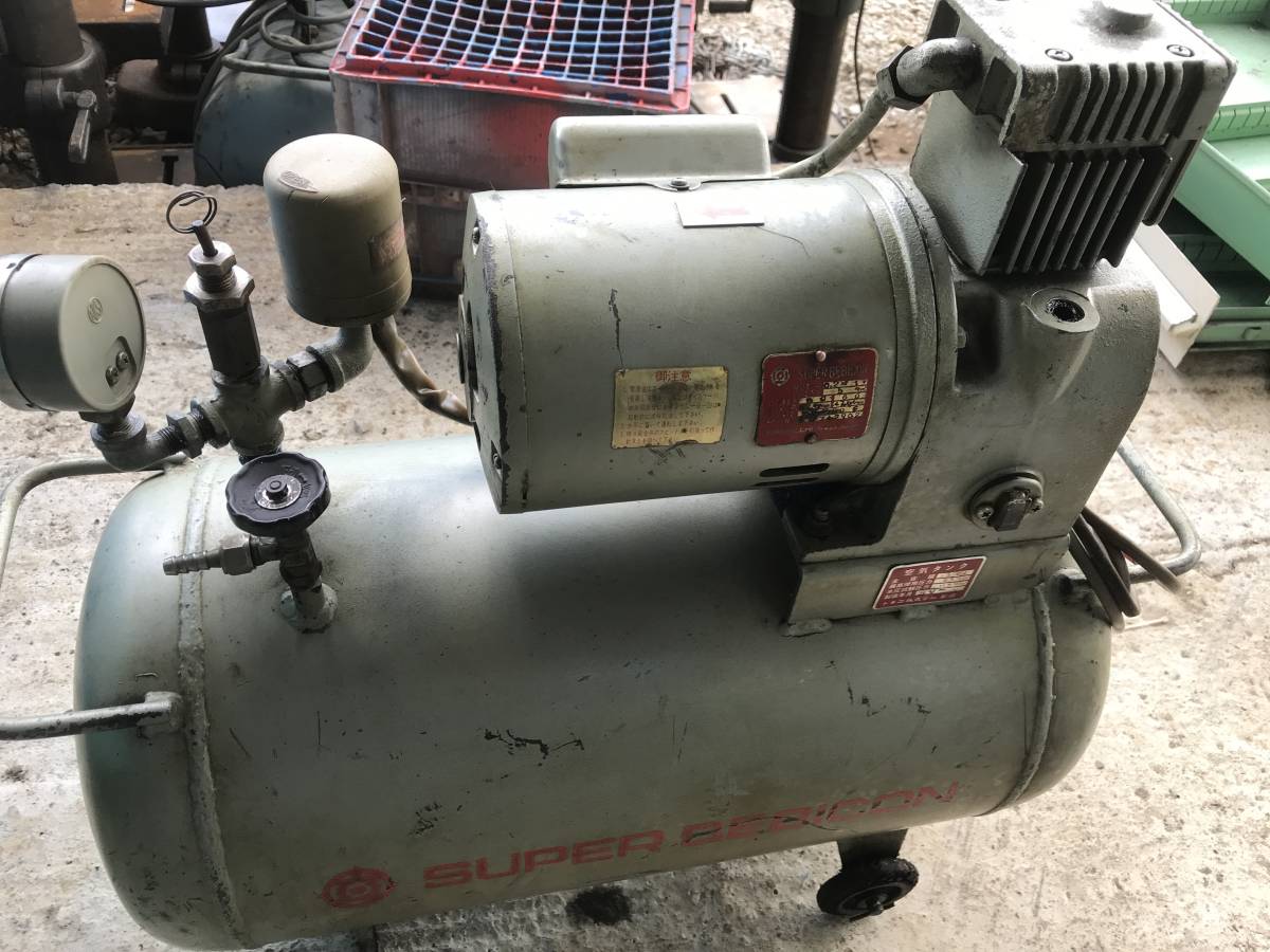 HITACHI日立 エアーコンプレッサー 小型空気圧縮機 0.2KW SP-5S3(F 