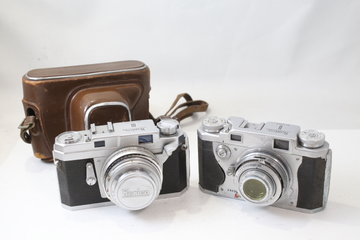 KONICA レンジファインダーカメラ セット コニカ KONICA III/II/ レンジファインダーカメラ まとめて ジャンク