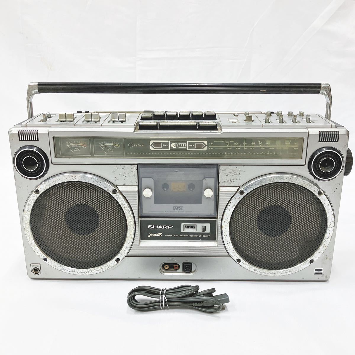 即決! SHARP ビンテージラジカセ THE SEARCHER-W GF-909 動作品 2026年