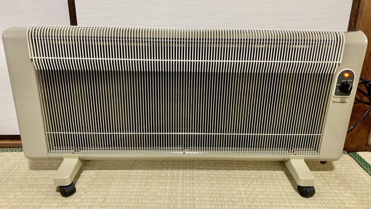 夢暖望 1200型 アールシーエス 遠赤外線 パネルヒーター ベージュ 動作・暖まりOK!! 訳あり品