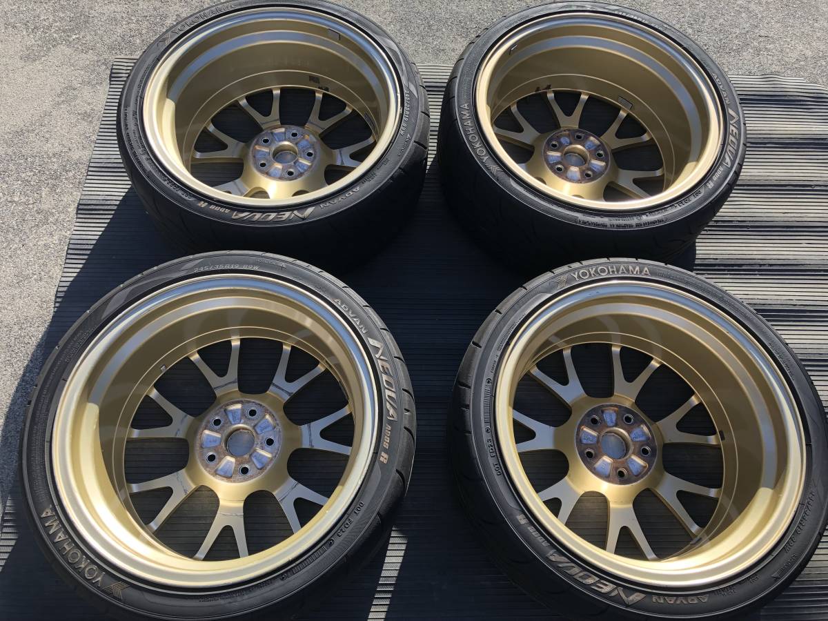 スバル純正】WRX Sti BBS 19インチホイール 114.3 5H +55 ＆ 245/35R19 