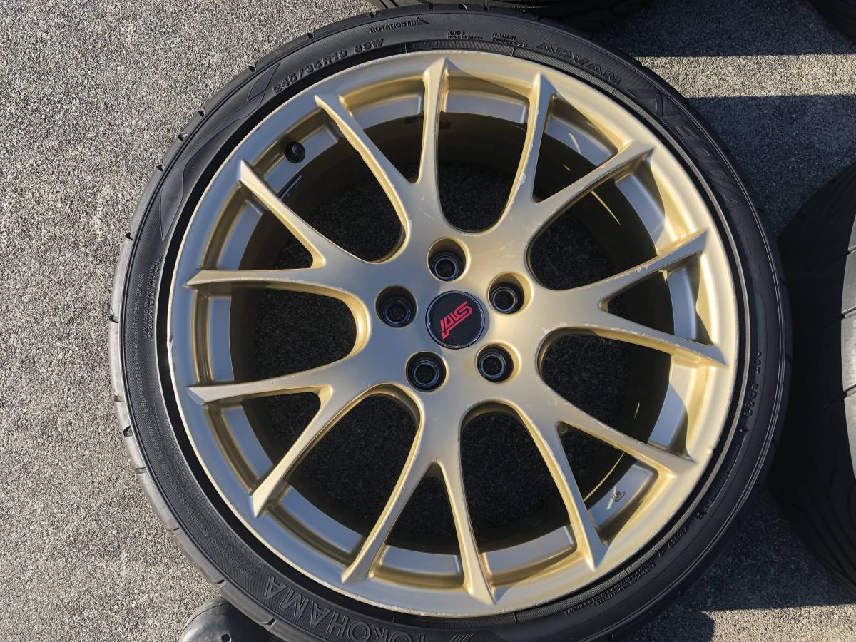 スバル純正】WRX Sti BBS 19インチホイール 114.3 5H +55 ＆ 245/35R19 