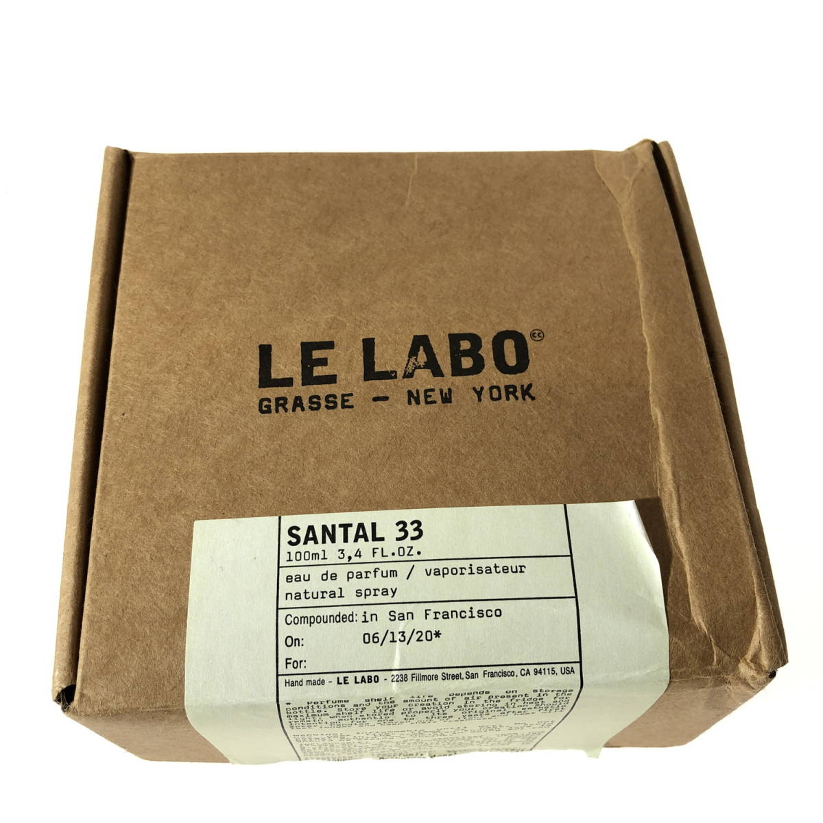 LE LABO SANTAL33 ルラボサンタル33 オードパルファム 15ml Amazon 