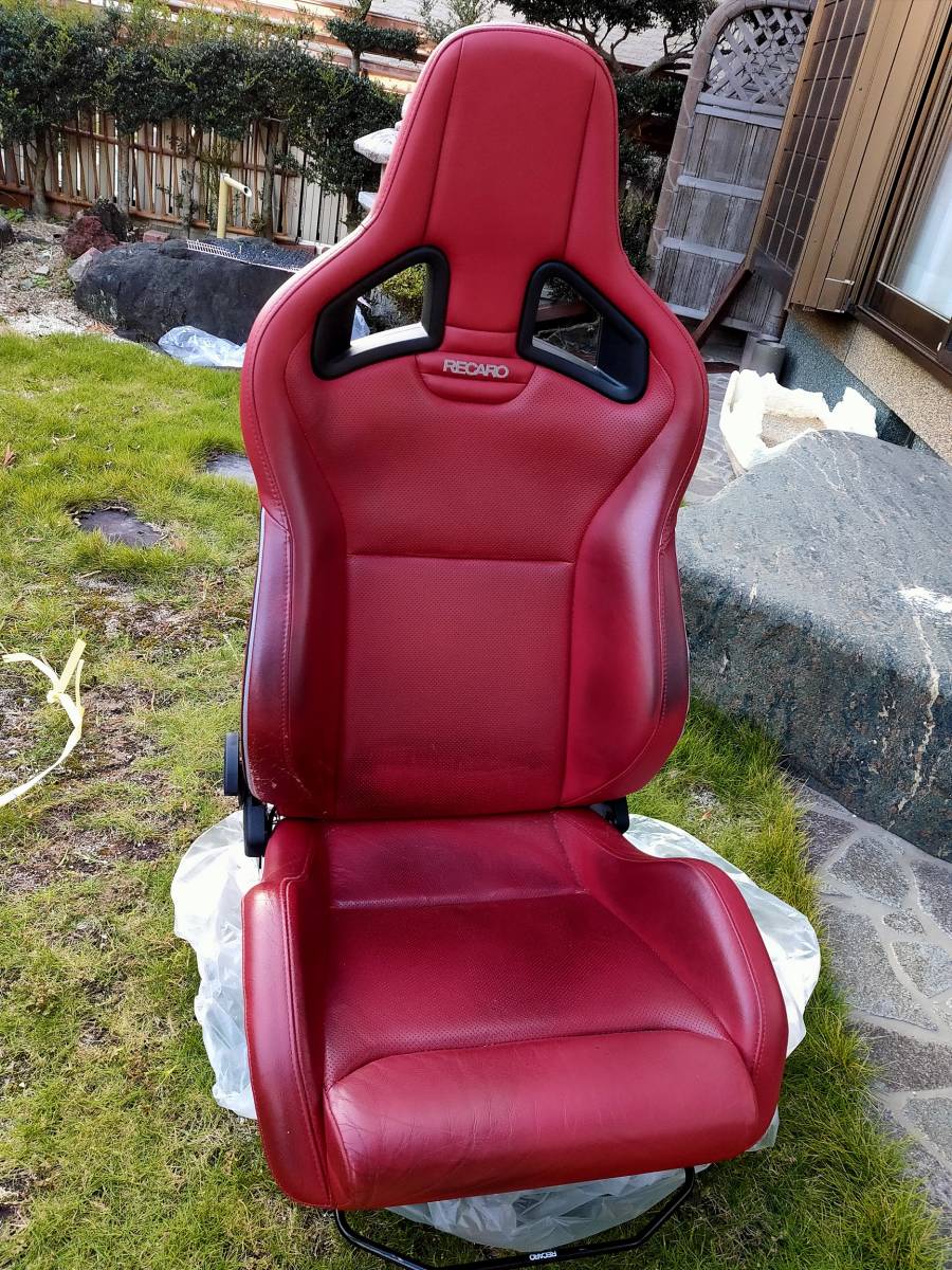 中古 レカロ スポーツスター LL 100H SE レッドレザー 右側席用 RECARO