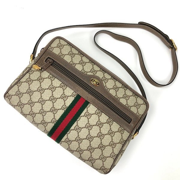 希少 希少GUCCIオールドグッチ ショルダーバッグ ggスプリーム 良品 