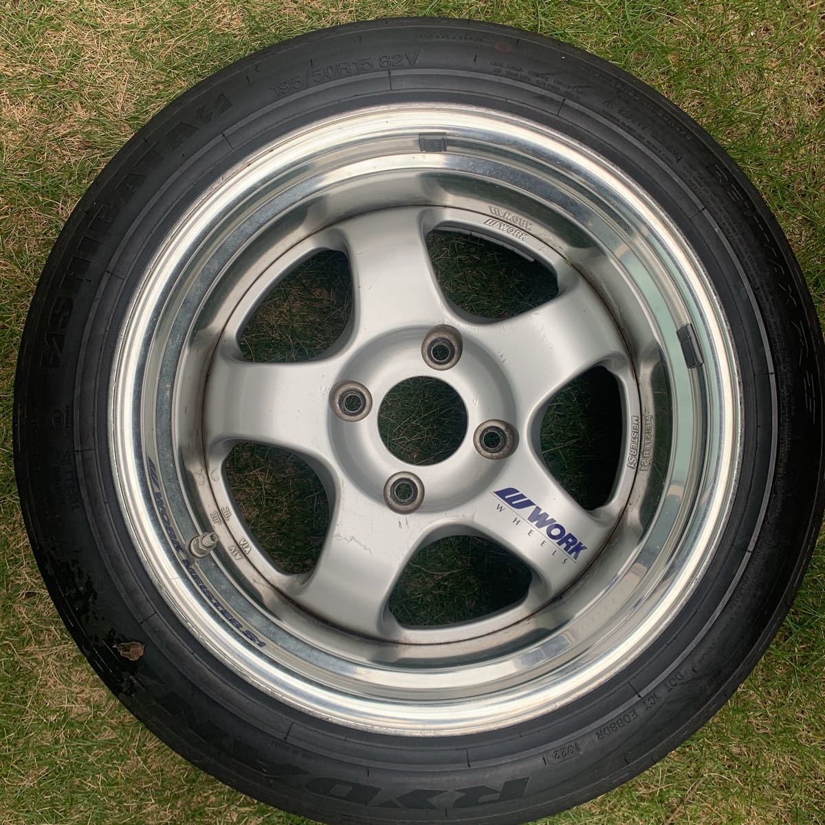 S1 マイスター ワーク 4H100 サマータイヤホイールセット 15インチ5.5j 