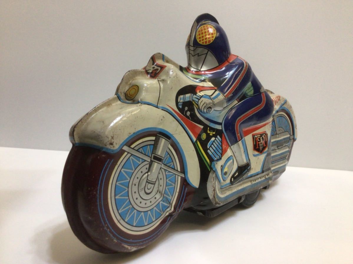 当時物 タカトク 仮面ライダー 昭和レトロ サイクロン号 ブリキ