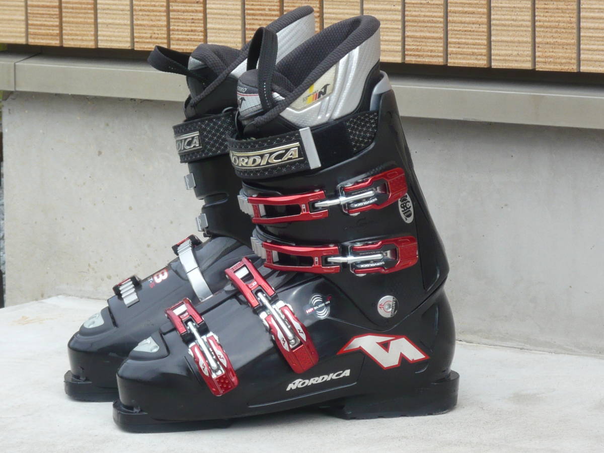 1即決！NORDICA/ノルディカ スキーブーツ 黒 27.0cm/27.5cm 315mm