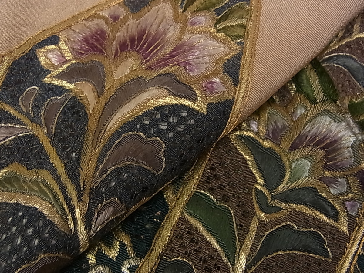訪問着 汕頭刺繍 総刺繍の通販 正絹 逸品 刺繍 スワトウ刺繍 中国三大