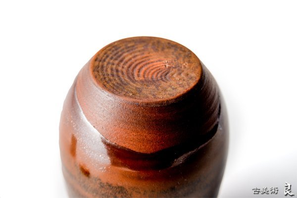 d2257▽良▽川本了生作澪標茶入　検　茶道具煎茶道具中国古玩台湾煎茶民藝美術品李朝高麗新羅清朝書道具