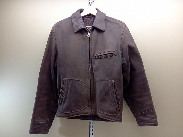 Schott ショット レザージャケット 34 ブラウン Schott ブラウン 0