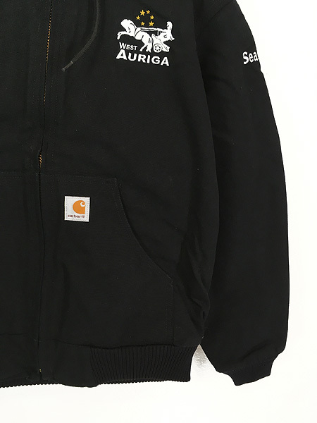 【着丈70】Carhartt トラディショナル バイク ブラック デトロイト 黒 90s〜00s希少carharttトラディショナルジャケット ブラック