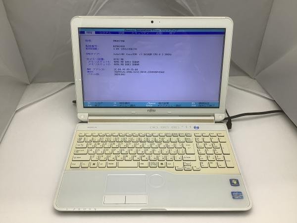 ジャンク!FUJITSU AH77/H○Core i7 3610QM 2.3G 8G 1T パソコン