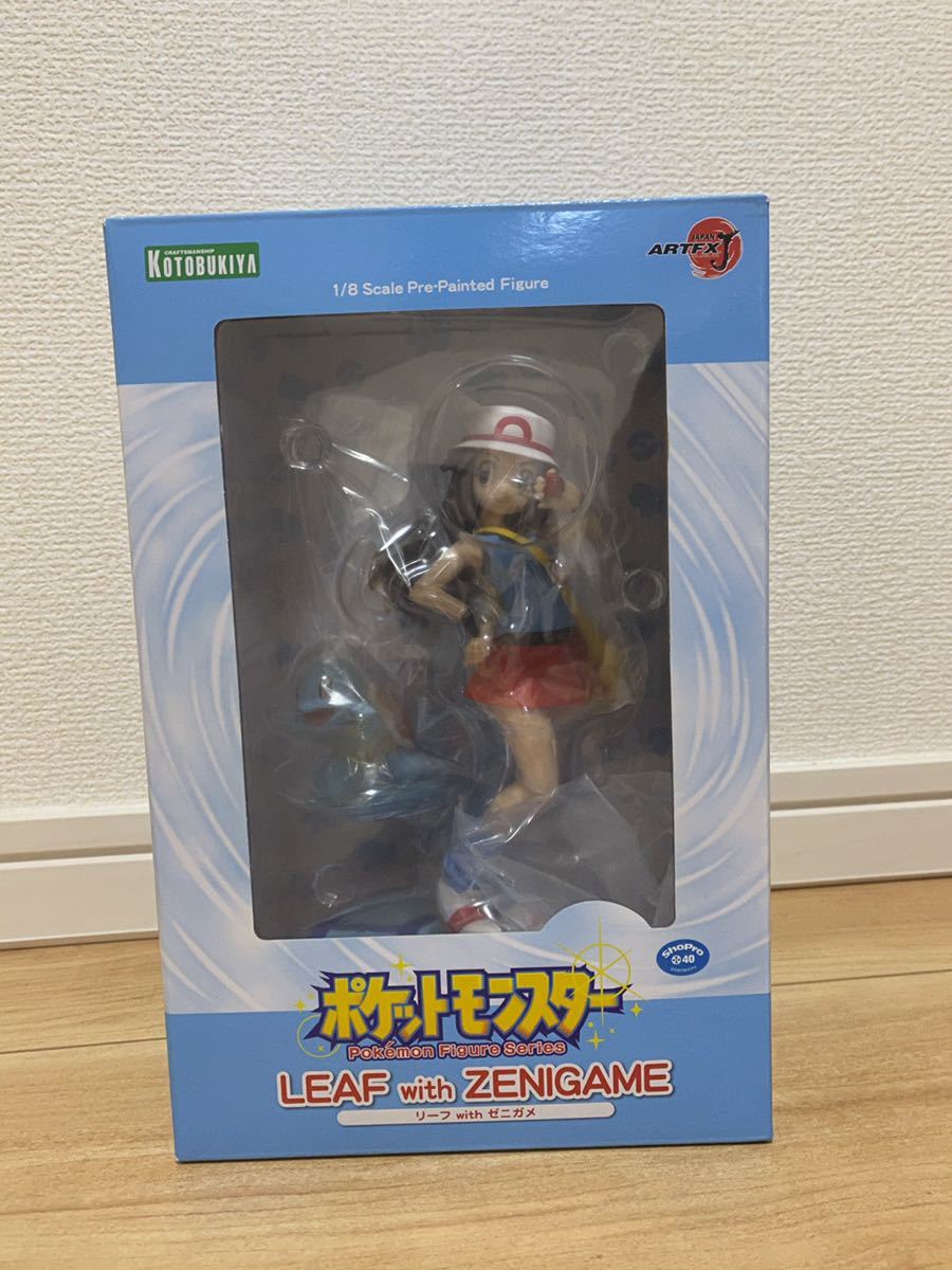 中古　ARTFX J 『ポケットモンスター』シリーズ リーフ with ゼニガメ フィギュア