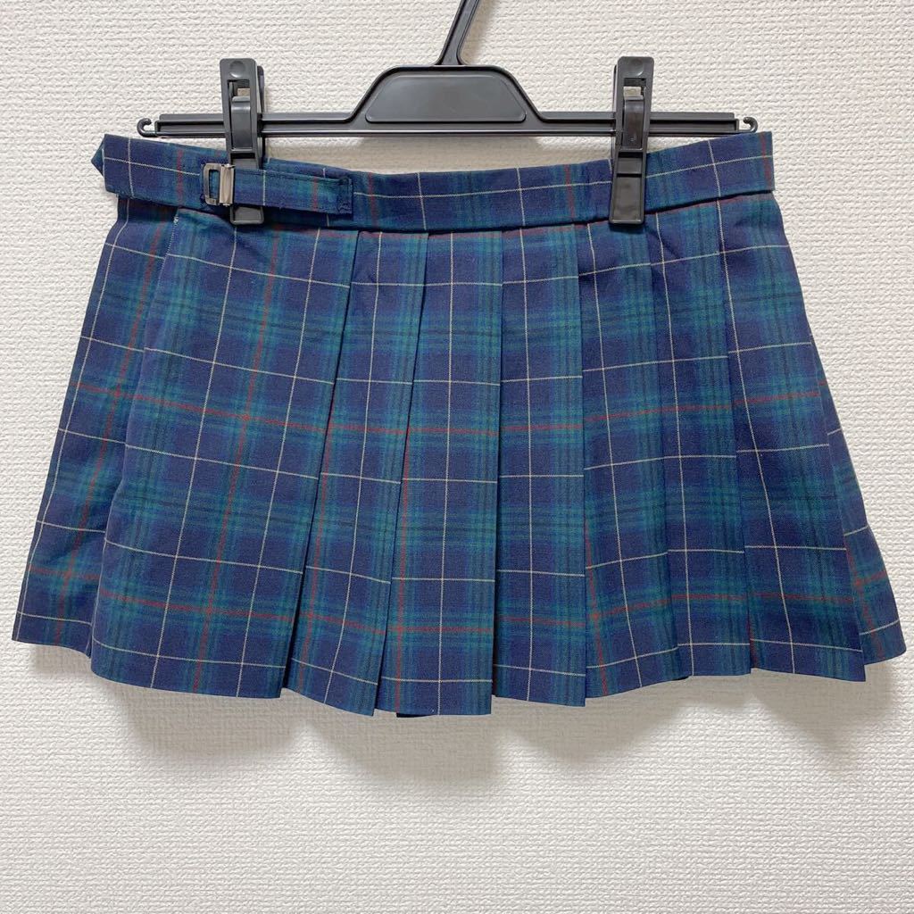 クラーク記念国際高校 制服 マイクロミニスカート W69.5 丈29.5 夏用  