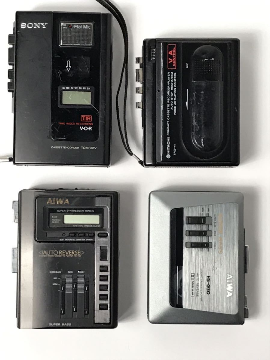 ジャンク品】AIWA アイワ HS-JX50 カセットプレーヤー 昭和レトロ