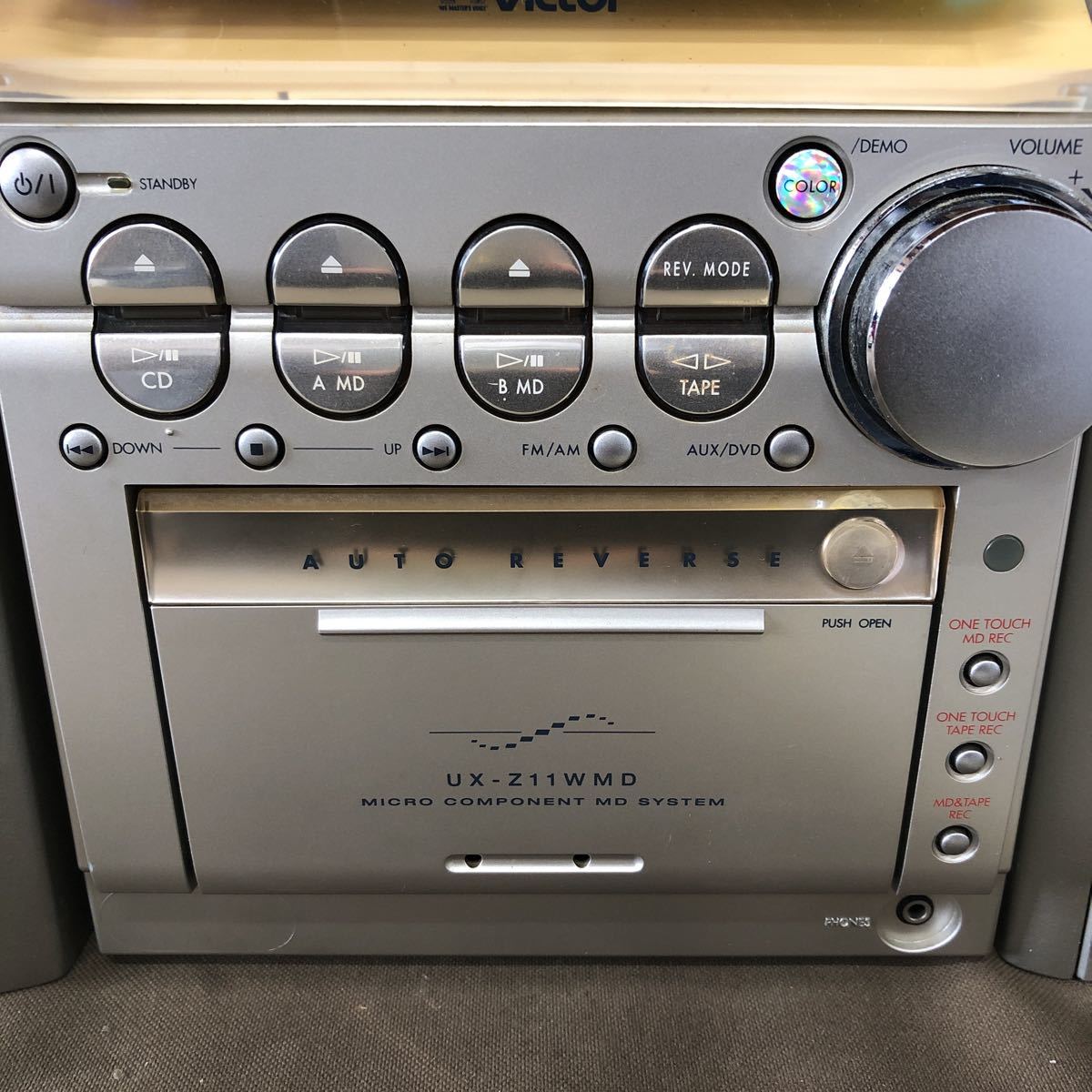 Victor マイクロコンポ ラジカセ CD MD カセット ジャンク品 Victor