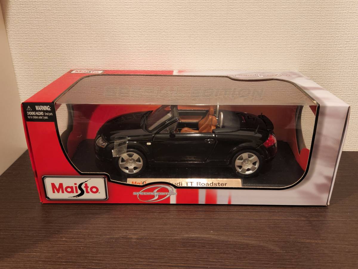 マイスト 1/18 アウディ TT ロードスター 初代 ブラック 【公式通販】
