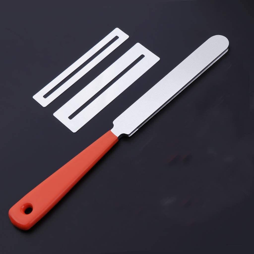 ギター弦楽器のツールキット3本 ギターファイル&ギターフレット磨 プレート メンテナンス用品 ギター ヤスリ …_2