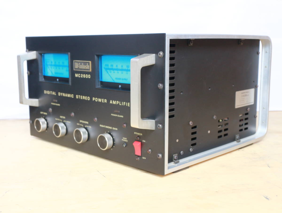 Mclntosh マッキントッシュ MC2600 パワーアンプ アンプ 音響機器 