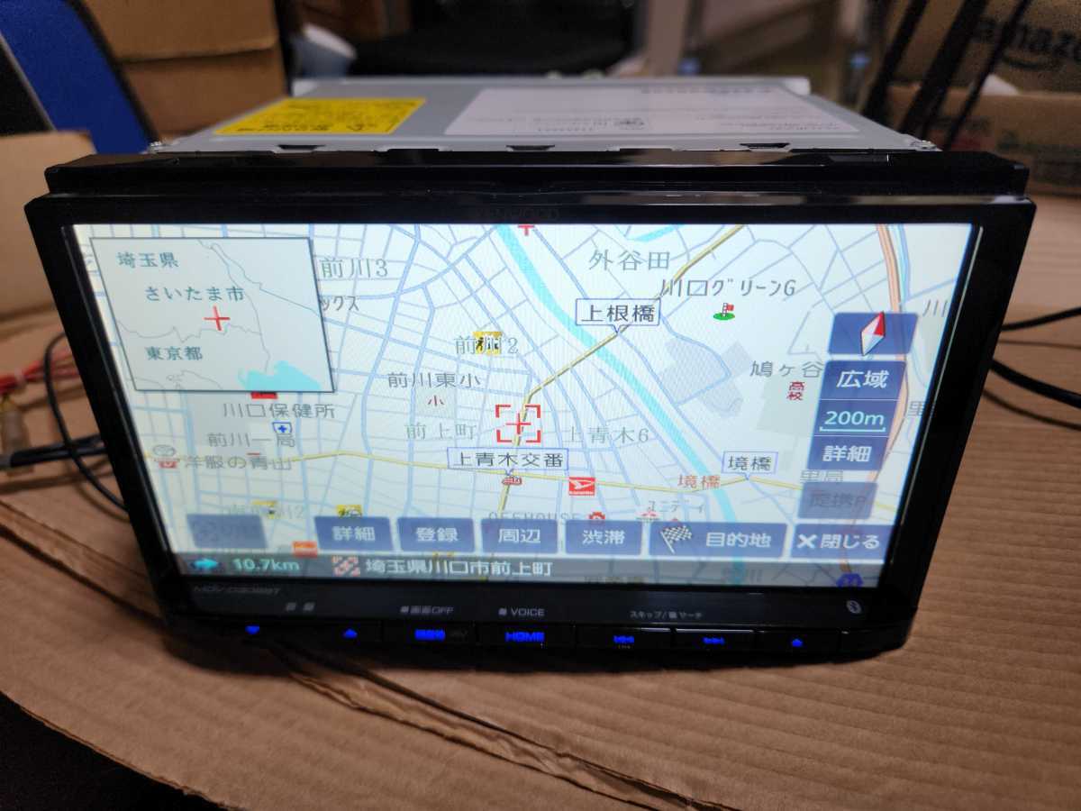 車 KENWOOD MDV-D306BT データ メモリー ナビゲーションシステム