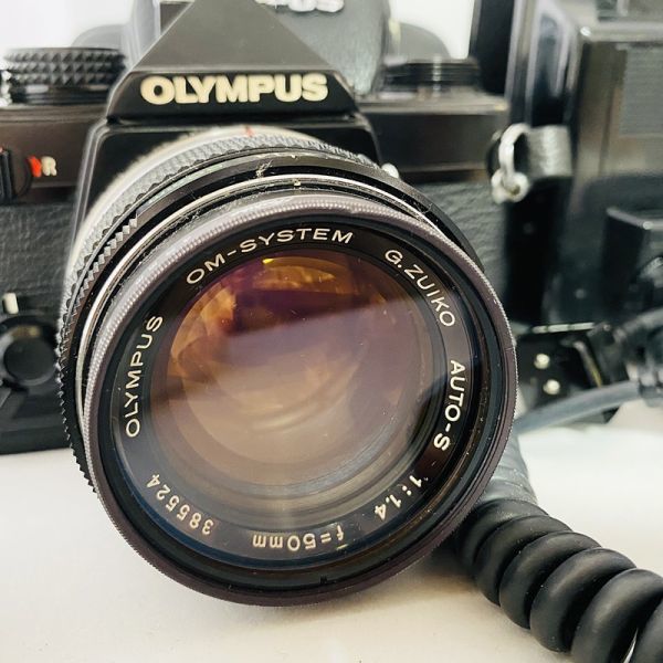 ジャンク OLYMPUS OM-2 レンズセット OM-SYSTEM AUTO-S 1:1.4 50mm