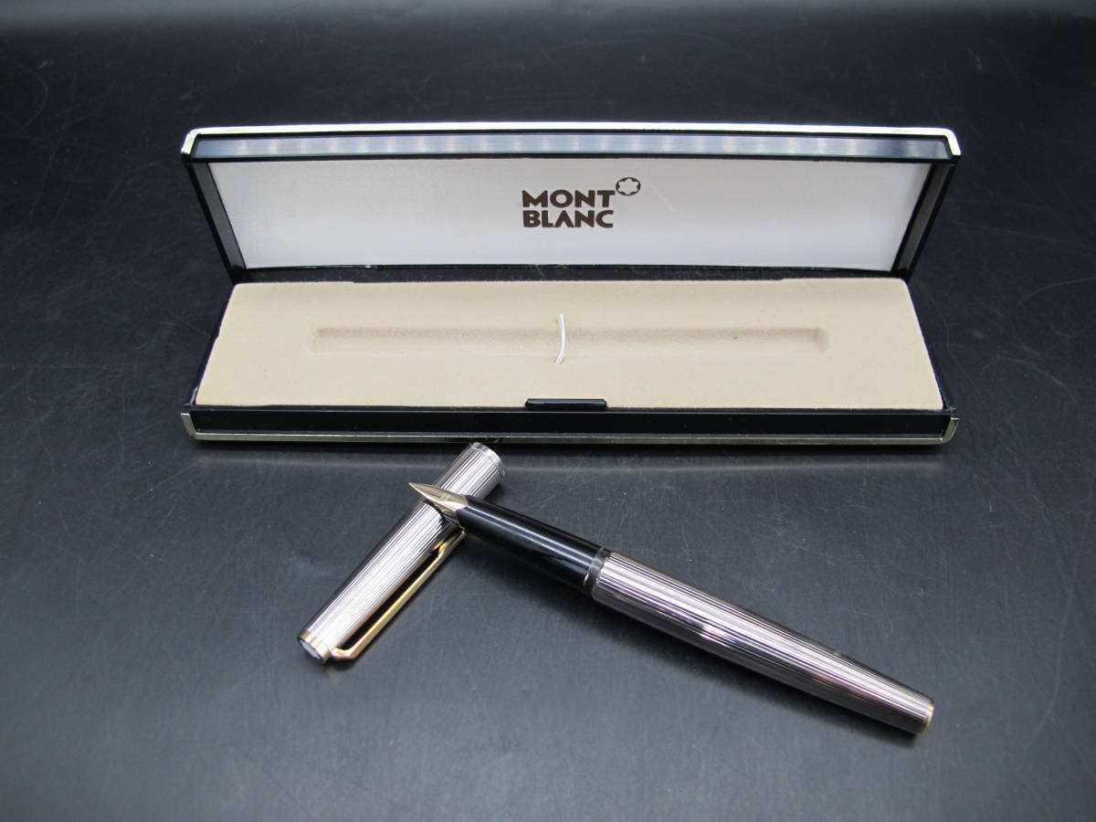 MONTBLANC モンブラン 万年筆 ゴールド×シルバー モンブラン 万年筆