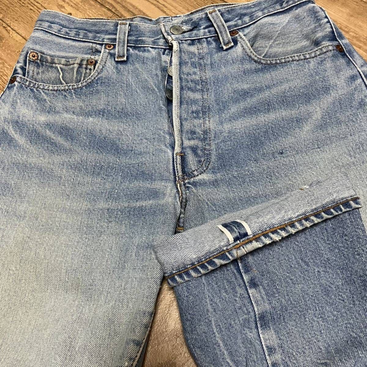 80s ビンテージ Levis 501 USA製 赤耳 デニムパンツ W31 リーバイス 