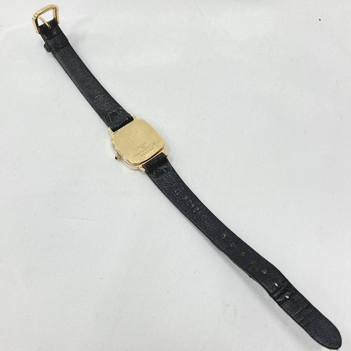 稼働品 SEIKO セイコー EXCELINE エクセリーヌ K18-750 18KT 刻印 2J30