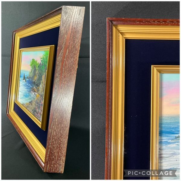 菅野矢一「北の海（積丹半島）〔財界さっぽろ表紙絵原画〕」油絵・P8号