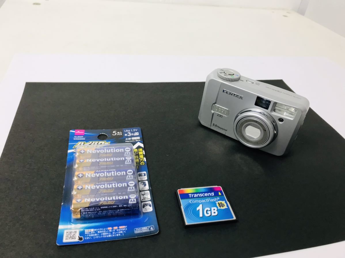 PENTAXコンデジ最低画素数のOPTIO 230 2002年発売 - YouTube 【単三