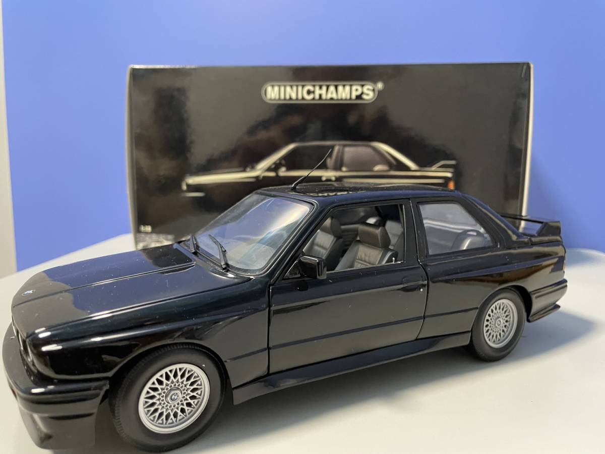 1円〜 ミニチャンプス 1/18 BMW M3ストリート 1987 ブラック 【公式通販】