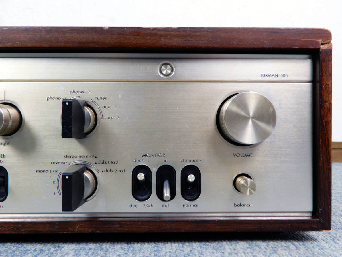 LUXMAN ◇ ラックス プリメインアンプ L-504 LUXMAN 504 ◇ 動作OK