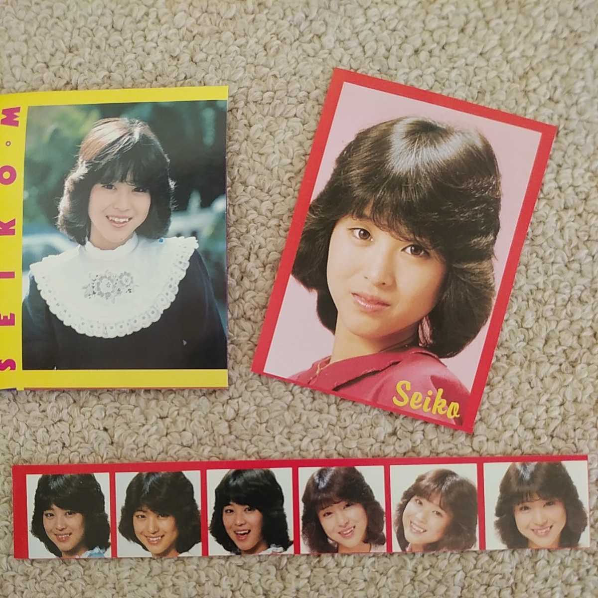 松田聖子 ピンナップポスター カード 切り抜き(タレント)｜売買