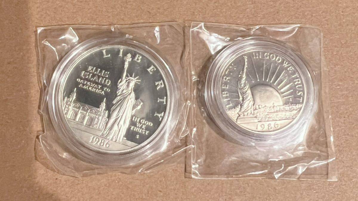 1円〜 アメリカ 自由の女神 リバティコイン 1986 記念銀貨 1ドル 銀貨